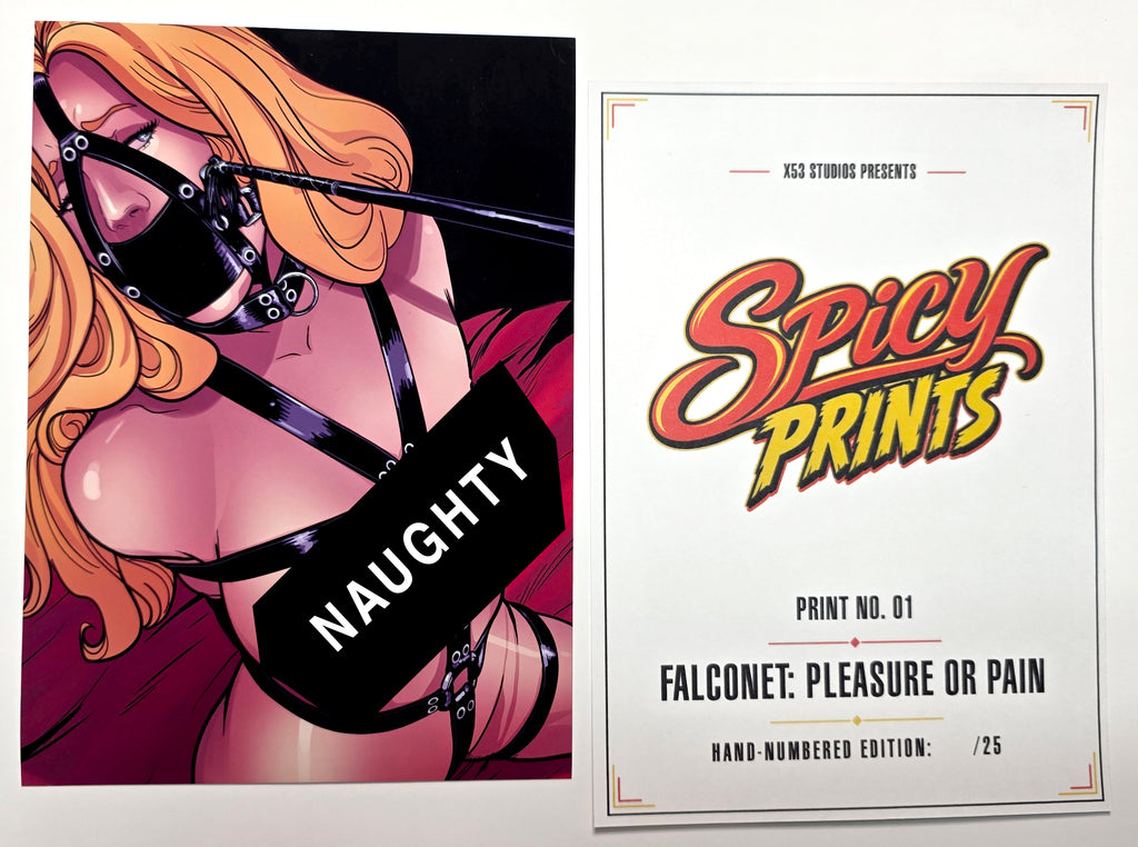 Spicy Print No. 01 — Falconet: Pleasure or Pain